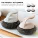4pcs Dish Scrub Brush Iron Wire Cleaning Brushes Pot Dish Pan Cleaning Sponge for Kitchen Tableware Cleaning Tools Brushes (Color : Color2) (Color1) - Buy Online on GoSupps.com