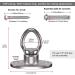 SELEWARE Heavy Duty Bearing Swing Hanger - 360 Rotate Swing Swivel Hook for Wooden & Concrete - Indoor Outdoor Hammock & Swing Set - Buy Online on GoSupps.com