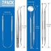 Professional Dental Tools Kit - 7 Piece Dental Oral Kit with Pouch for Home Use & Travel - Buy Online on GoSupps.com