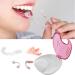 Press-to-Open Retainer Case Portable Denture Box Teeth Retainer Box False Teeth Container for Denture Braces Mouth Guard (Pink) - Buy Online on GoSupps.com