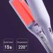 Romantic French Egg Curling Iron Egg-Roll Hairstyle Water Ripple V-Shaped Fast Heating Adjustable Temperature Hair Curler Crimper Styling Tools & Appliances with Multifunctions (Purple) - Buy Online on GoSupps.com