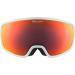 Alpina Double Jack Plnt Q-Lite Mirrored OTG Ski Goggles - 100% UV Protection Contrast-Enhancing White Matt - International Shipping Available - Buy Online on GoSupps.com