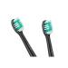 Teesa Sonic Black Sonic Toothbrush (Replacement Head: Medium)