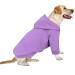 Hualisiji Hoodie dog big dog sweater large dogs dog sweater labrador warm and light with a soft texture easy to wear and light colors (5xl purple) 5xl purple