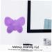 Mikinona 1pc Silicone Scrub Pad Cleaning Tools Hair Brush Cleaning Tool Beauty Tool Cleaning Mat Makeup Brush Scrubber Makeup Tools Portable Brush Make up Silica Gel Cleaner Purple Cosmetic 23X17cm Purple - Buy Online on GoSupps.com