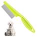 Flea comb lice comb & dust ridge for cats & dogs effectively against fleas & lice professional floh comb for dog & cat - nissen comb for animals - ideal after flea shampoo (1 piece)