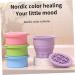 Ipetboom Powder Puff Cleaning Bowl Makeup Brush Scrubber Silicone Makeup Brush Makeup Brush Cleaning Pad Brush Cleaning Bowl Makeup Brush Cleaning Mat Sponge Silica Gel Tool Pink 10x8.5cm Pink - Buy Online on GoSupps.com