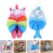 2pcs Children s Bath Ball & Shower Pouf - Cute Exfoliating Loofahs Wash Cloths & Sponge for Kids | Soft Bath Scrubber & Puff Balls - Buy Online on GoSupps.com
