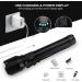 LBE Rechargeable LED Flashlight | 150000 Lumens | Super Bright & Powerful | 3 Modes | IPX7 Waterproof | Handheld Large Flashlight (Black) - Buy Online on GoSupps.com