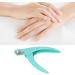 Nail Tip Cutter Stainless Steel Portable Trimmer for Manicure DIY Easy to Carry Cut Your Desired Lengths and Shapes Ergonomic Design Widely Applicable Made of Plastic (Green) - Buy Online on GoSupps.com