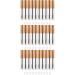 30 Pcs Mascara Empty Tube Mini Containers Empty Mascara Tube Travel Gold and Silver Eyelash