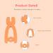 Yosvge Baby Teething Toys 4-Pack for 0-12 Months | Soft Silicone Baby Chew Toys with Pacifier Clips | Molars Teether for Boys and Girls - Buy Online on GoSupps.com