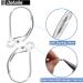 TOAOB 925 Sterling Silver Leverback French Earring Hooks - Hypoallergenic Dangle Earwire Findings (8pcs) - Buy Online on GoSupps.com