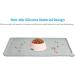AUDWUD Silicone Waterproof Pet Feeding Mat | Anti-Slip Dog & Cat Bowl Mat 53x38 cm - Durable & Easy to Clean - Buy Online on GoSupps.com