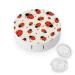 Contact Lens Case Ladybugs Pattern Infinite Speckled Portable Travel Contact Lens Box Contact Lens Storage Box