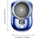 Electric Shavers for Men - Electric - Portable Electric Shavers for Men Type C Fast Charging Electric with Digital Display for Home Travel Blue - Buy Online on GoSupps.com