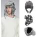 Jeff & Aimy Stylish Plaid Winter Wool Trapper Hat - White Medium - Buy Online on GoSupps.com