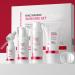 Skincare Set Skin Care Set Niacinamide Beauty Kit with Cleanser Toner Serum Facial Cream - Hydrates & Evens Skin Tone - TSA-Friendly Travel Sizes for Women Moms Teens 4pcs Birthday