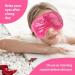 NEWGO Cooling Eye Mask for Puffy Eyes - Hot Cold Therapy Gel Mask for Migraine, Dark Circles, Dry Eyes - Reusable & Rose Red - Buy Online on GoSupps.com