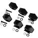 Tuning Knobs 6 Pieces Stylish Tuning Knobs for Acoustic Guitar (Black) - Buy Online on GoSupps.com