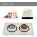 Reopet Silicone Feed Mats for Pets Waterproof Dog & Cat Food Mats with Elevated Edges 87x57 cm Beige 1-Pack - Buy Online on GoSupps.com