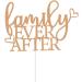 QXQXBA Family Ever After Cake Topper Happy Adoption Day Party Supplies The Day I Got You Party Decoration Forever Family Party Decor Rose Gold Glitter - Buy Online on GoSupps.com