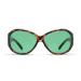 MigraLens PurFect Migraine Relief Glasses | Outdoors and Digital Screens | Women | Green Lenses | Tortoiseshell Brown