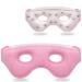 Gel Ice Eye Mask with Acupoint Magnets Cooling Eye Mask Reusable Eye Ice Pack for Cold Hot Compress Therapy Cold Eye Mask Cooling & Heating for Eye Strain Relief Dark Circles Puffy Eyes Migraine