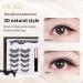 Magnetic eyelash and eyeliner kit 1 Tube of Magnetic Eyeliner 5 Pairs of Magnetic Eyelashes 1 Eyelash Applicator - Buy Online on GoSupps.com