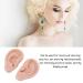 Soft Silicone Ear Model for Earrings Display Flexible Artificial Ear for Piercing Practice | 1 Pair (Medium Skin Color) - Buy Online on GoSupps.com