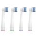 Plackers Action Clean Replacement Brush Heads - 4 Count | Fits Most Oral-B Electric Toothbrushes - Buy Online on GoSupps.com