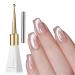 Cat Eye Gel Nail Polish Jelly Pink Magnetic Nail Polish with Magnet Soak-Off UV/LED Holographic Gel Nail Polish DIY Manicure Nail Salon at Home 10ML