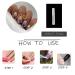 MISUD Short Square Gradient Black Acrylic Fake Nails - 24 pcs - Buy Online on GoSupps.com