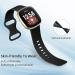 Odbeai Compatible for Fitbit Sense&Sense2 Bands/Fitbit Versa 3&4 Bands Women Men Soft Replacement Wristbands Sport Band Strap Accessories for Fitbit Versa 3&4/Sense&Sense2 Smart Watch(Large  Black) Large 7.1"-8.7" Black - Buy Online on GoSupps.com