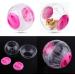 YOUTHINK Hamster Ball 12cm Plastic Pet Rodent Mice Gerbil Jogging Ball Hamster Toy (Orange) Transparent - Buy Online on GoSupps.com