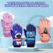 Flintronic Children's Skiing Gloves - Waterproof Winter Gloves for Girls (4-6 Years) | Adjustable Cuffs Windproof Fleece | Ideal for Skiing & Snowboarding - Navy Blue #4 - Buy Online on GoSupps.com