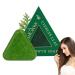 SeoulGlow Cypress Leaf Hair Growth Soap Nature Triangle Shampoo Bar Green Shampoo Bar Usman Grass hampoo ar Calming & Strengthens Hair (1 Pc)