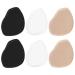 3 Pairs Forefoot Half Size Pad Shoes Forefoot Pads Forefoot Support Pads High Heel Supply Non-Skid Pads High Heels Pads High Heel Cushions Nonslip Forefoot Cushion Shoe Inserts