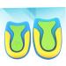 Healvian Silicone Heel Cup Cushion Inserts - Orthotic Insoles for Men and Women, Gel Half Insole Pads for Arch Support - 2 Pairs, Assorted Colors - 11.3X7.5 CM - Buy Online on GoSupps.com