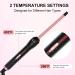 Professional 1/2 Inch Curling Iron - Tiny Curling Wand for Short & Long Hair | Small Ceramic Barrel 2 Temp Settings Includes Heat Protective Glove & Clips - Buy Online on GoSupps.com
