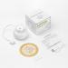YJY Lotus Ceramic Essential Oil Diffuser | USB Aromatherapy Humidifier for Bedroom & Office | Auto Shut-Off, 7 Colors LED Light | Cute & Small (White) - Buy Online on GoSupps.com