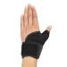Wrist Brace for Carpal Tunnel & Thumb Sprain Protection Sports Finger Guard (Black) | International Shipping Available - Buy Online on GoSupps.com