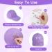 AOMIG DIY Adjustable Baseball Cap Craft Set for Girls - 10 Self-Adhesive Glitter Stones - Perfect Gift for Ages 4-11 - Purple Sun Hat - Buy Online on GoSupps.com