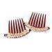 Honbay 2PCS 7 Teeth Hair Side Combs Pearl Crystal Rhinestone Floral Twist Combs Rhinestone Flower Hairpin Decorative Hair Combs Accessories for Women (2 Style)