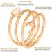 EnerCoppeX Women's Adjustable Pure Copper Magnetic Ring - Gold Heart Shape Design with 2 Magnets for Health Benefits - Buy Online on GoSupps.com