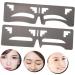 FOMIYES 4 Pcs Eyebrow Ruler Eyebrow Shaping Template Brow Shaping Stencil Artifact Eyebrow Trimming - Buy Online on GoSupps.com