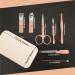 QURIPE 7pcs Stainless Steel Manicure Set - Portable Nail Clippers Kit with Luxurious Rose Gold Case - Perfect Gift - Buy Online on GoSupps.com