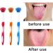Buy Hzaopze Tongue Brush & Scraper - Effective Tongue Cleaner for Bad Breath | Set of 3 Food-Grade Colorful Brushes - Buy Online on GoSupps.com