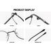 Shop Classic Round Metal Frame Retro Glasses - Clear Lens & Decorative Flat Mirror - International Shipping Available - Buy Online on GoSupps.com