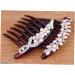 DOITOOL Unique Design Pearl Hair Accessories Rhinestone Hair Accessories Durable Girls Hair Styling Diy Hairstyle No Peculiar Smell Womens Hair Styling Women's Comb Vintage - Buy Online on GoSupps.com